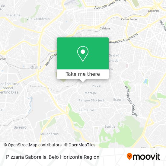 Pizzaria Saborella map