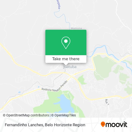 Fernandinho Lanches map