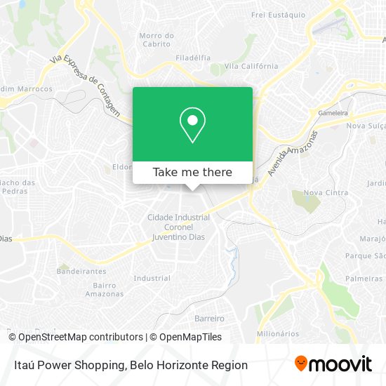Itaú Power Shopping map