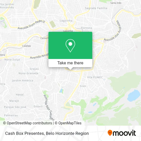 Cash Box Presentes map