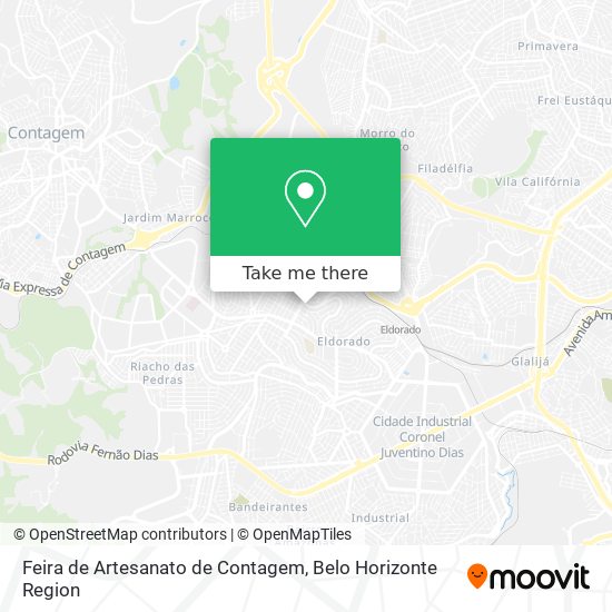 Feira de Artesanato de Contagem map