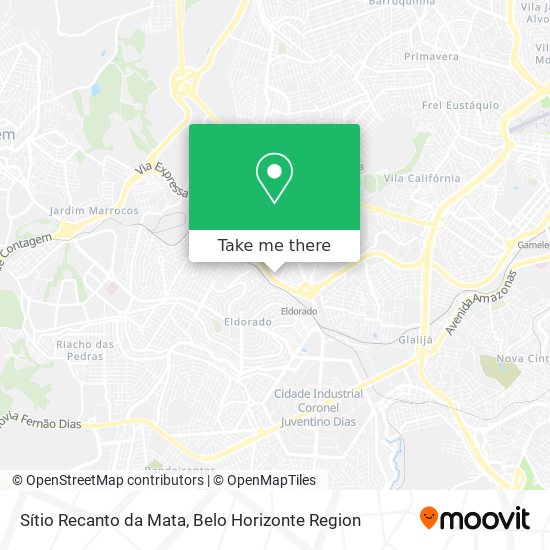 Sítio Recanto da Mata map