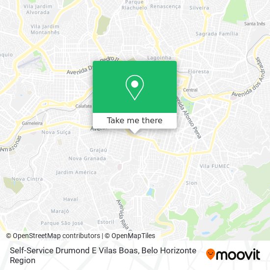 Self-Service Drumond E Vilas Boas map