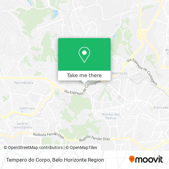 Tempero do Corpo map