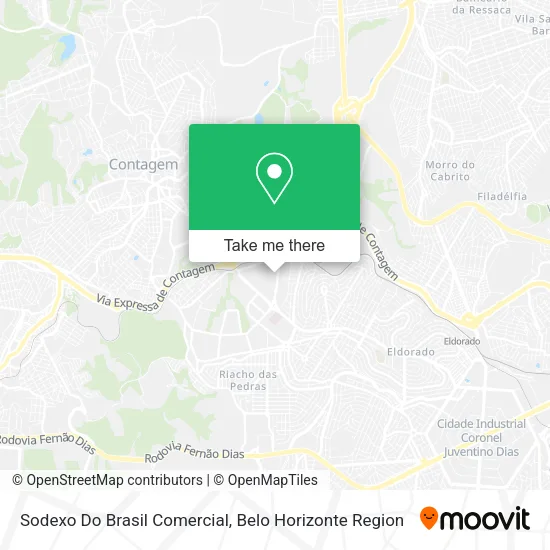 Sodexo Do Brasil Comercial map