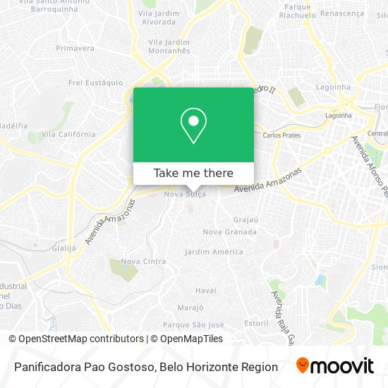 Panificadora Pao Gostoso map