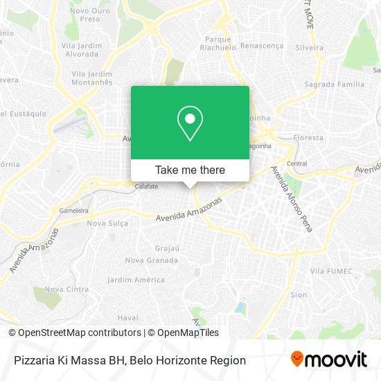 Pizzaria Ki Massa BH map