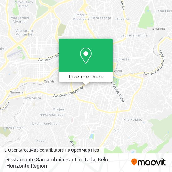 Restaurante Samambaia Bar Limitada map