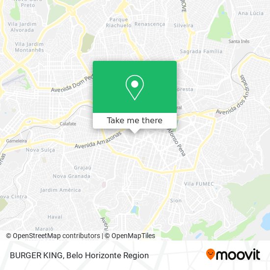 BURGER KING map