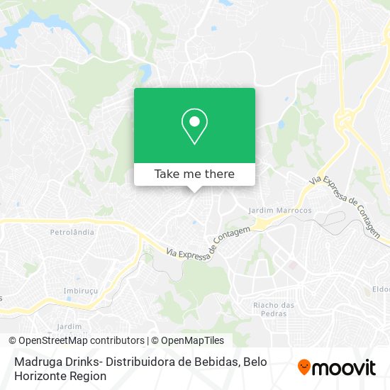 Madruga Drinks- Distribuidora de Bebidas map