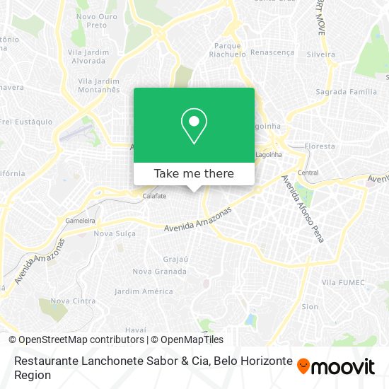 Restaurante Lanchonete Sabor & Cia map