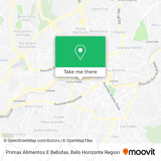 Primax Alimentos E Bebidas map