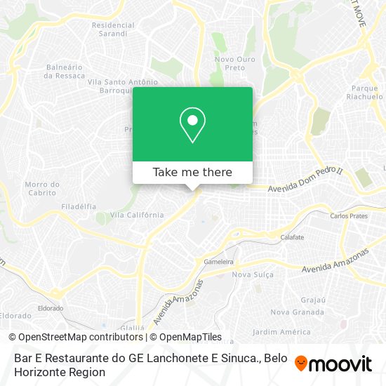 Bar E Restaurante do GE Lanchonete E Sinuca. map