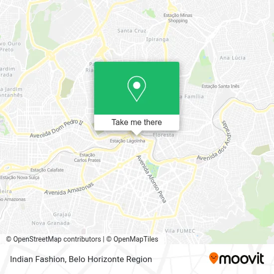 Moda Indiana map