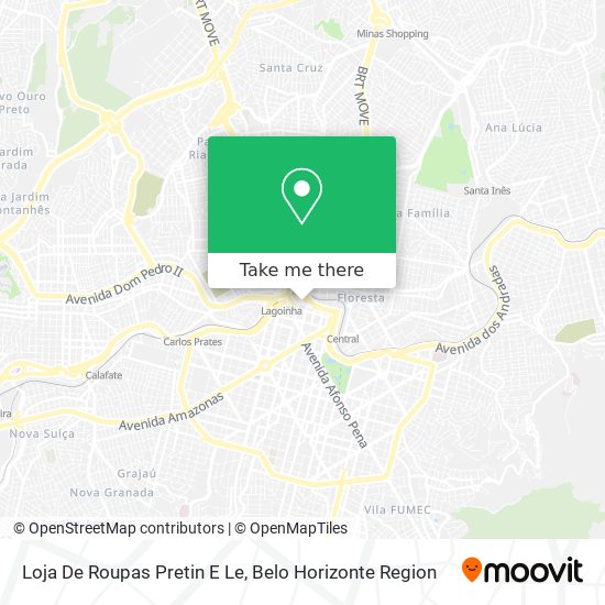 Loja De Roupas Pretin E Le map