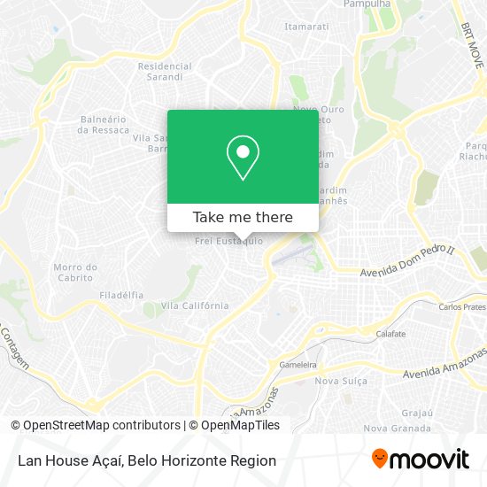 Lan House Açaí map