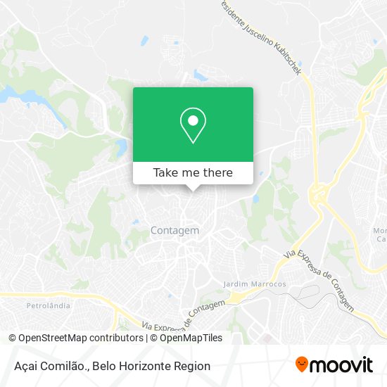 Açai Comilão. map