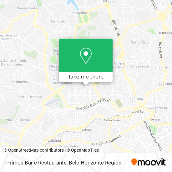 Primos Bar e Restaurante map