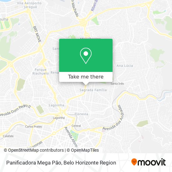 Panificadora Mega Pão map