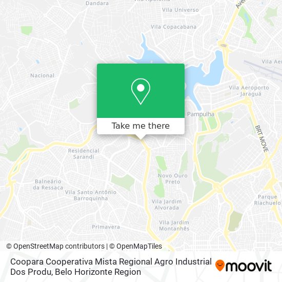 Coopara Cooperativa Mista Regional Agro Industrial Dos Produ map