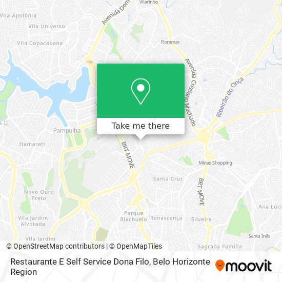 Restaurante E Self Service Dona Filo map