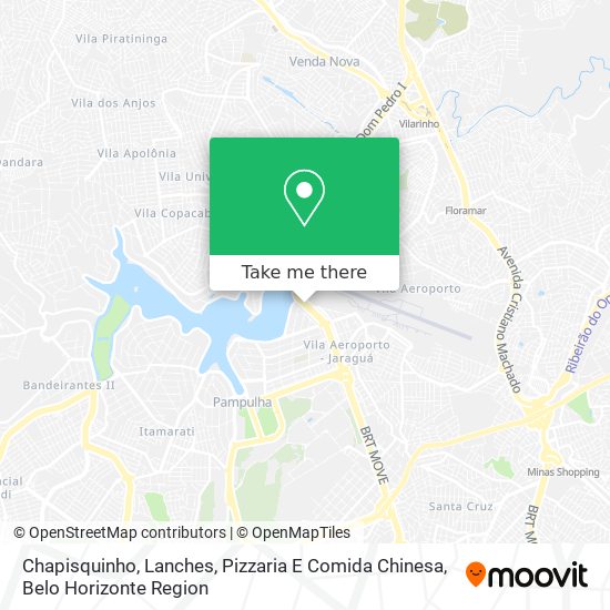 Chapisquinho, Lanches, Pizzaria E Comida Chinesa map