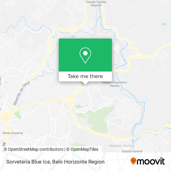 Sorveteria Blue Ice map