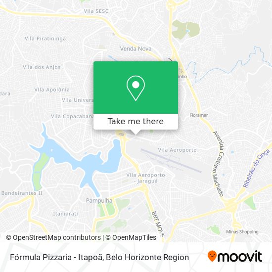 Fórmula Pizzaria - Itapoã map