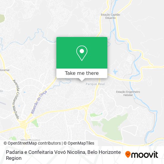 Padaria e Confeitaria Vovó Nicolina map