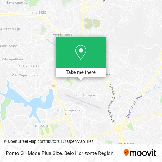 Ponto G - Moda Plus Size map