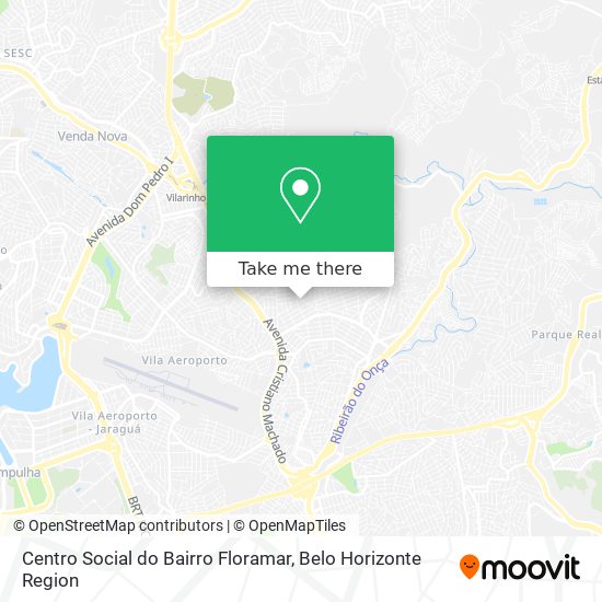 Mapa Centro Social do Bairro Floramar