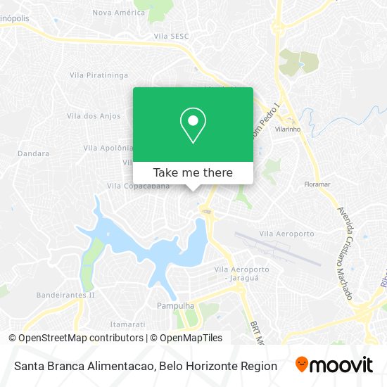 Santa Branca Alimentacao map