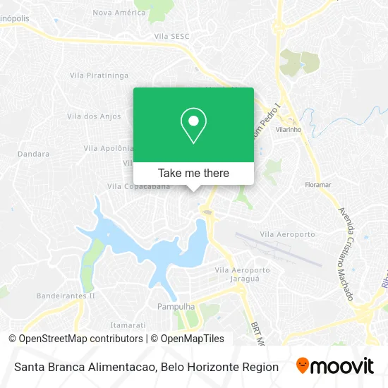 Santa Branca Alimentacao map