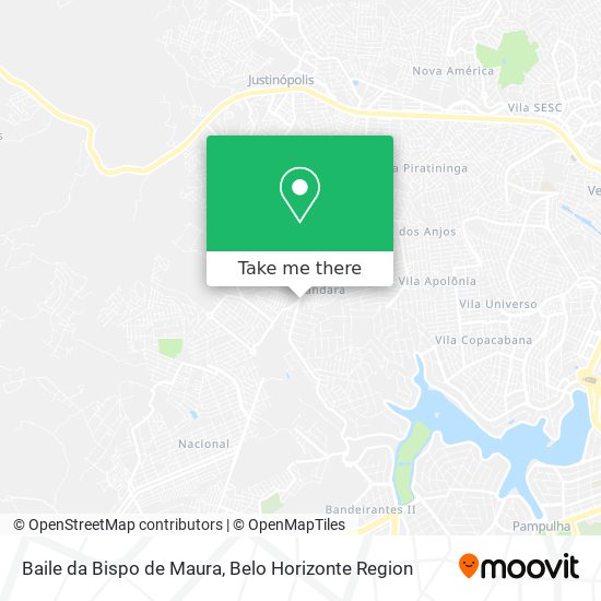 Baile da Bispo de Maura map