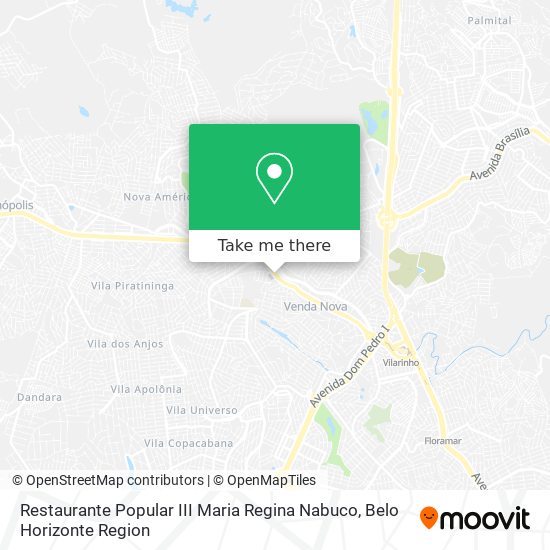 Restaurante Popular III Maria Regina Nabuco map