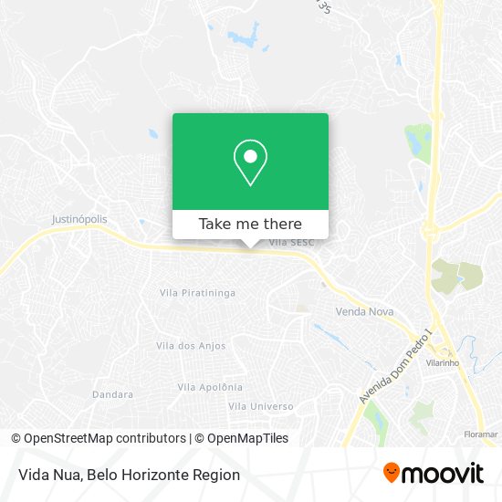 Vida Nua map