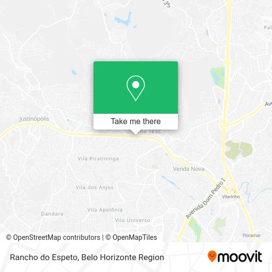 Rancho do Espeto map