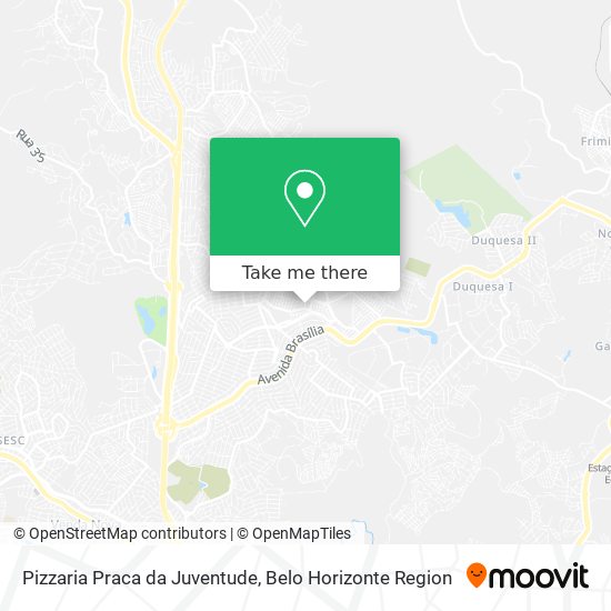 Pizzaria Praca da Juventude map