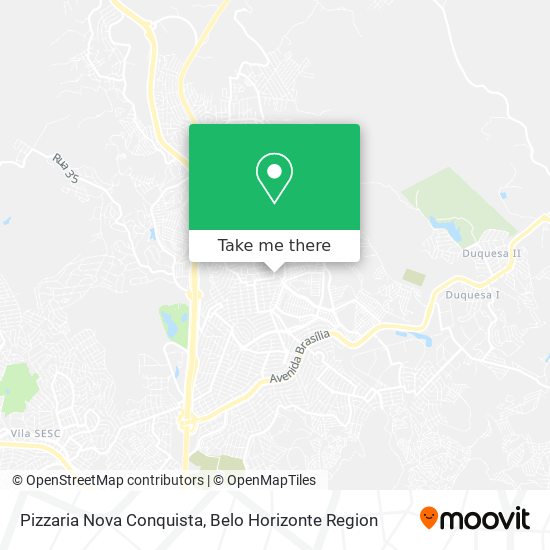 Pizzaria Nova Conquista map