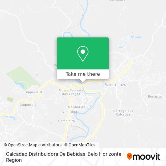 Calcadao Distribuidora De Bebidas map