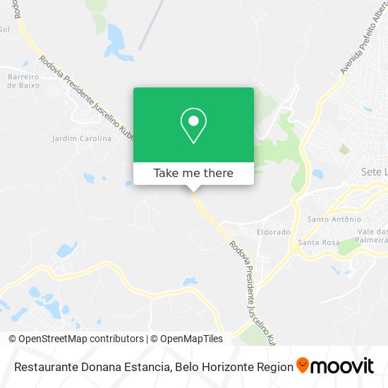 Restaurante Donana Estancia map