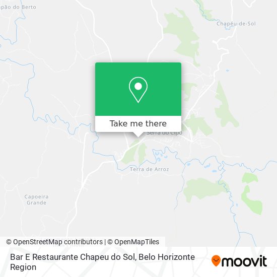 Bar E Restaurante Chapeu do Sol map