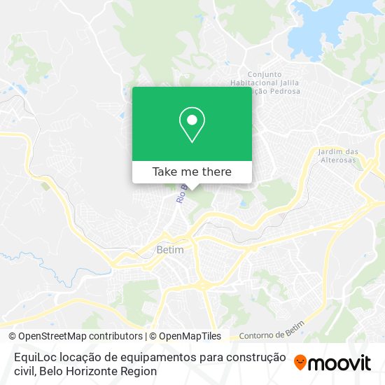 EquiLoc locação de equipamentos para  construção civil map