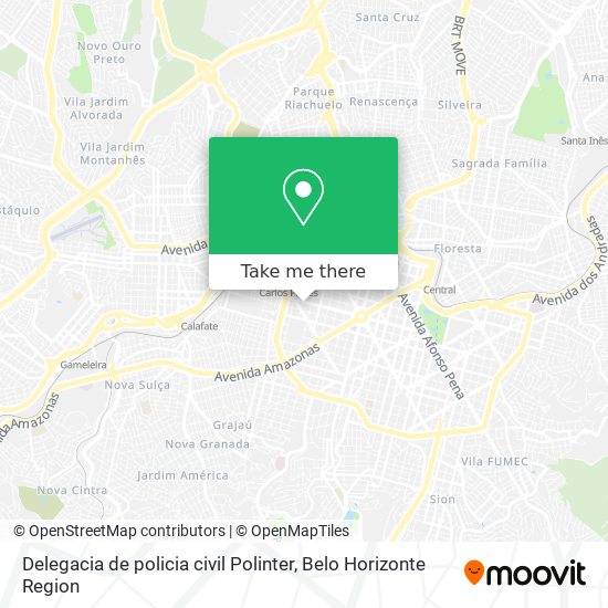 Delegacia de policia civil Polinter map