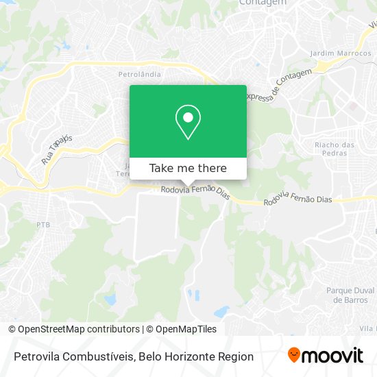 Petrovila Combustíveis map