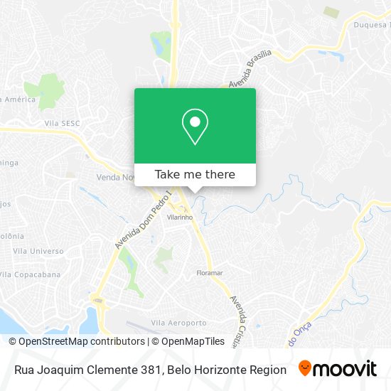 Rua Joaquim Clemente 381 map