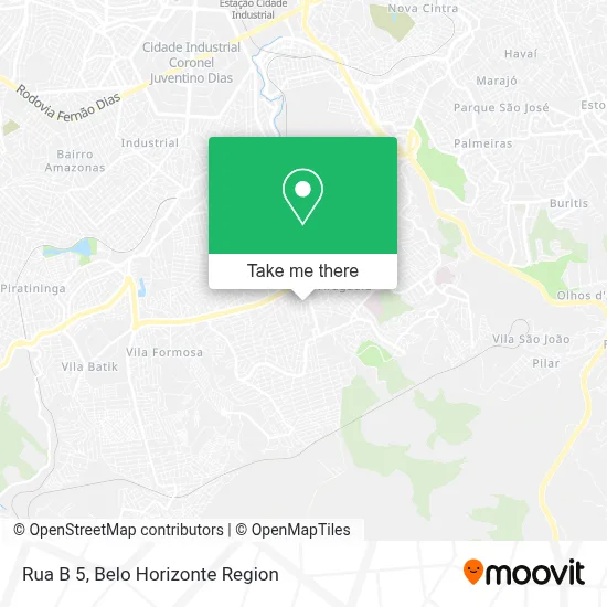 Rua B 5 map