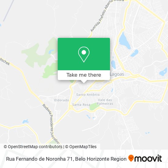 Rua Fernando de Noronha 71 map