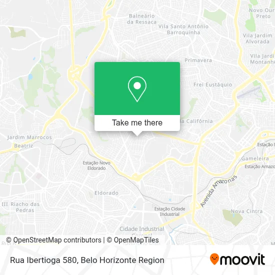 Rua Ibertioga 580 map