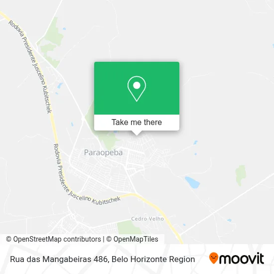 Rua das Mangabeiras 486 map